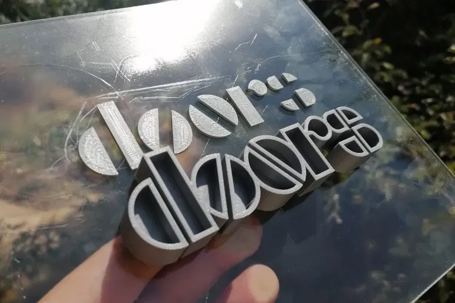 Biểu tượng ban nhạc The Doors in khối 3D - Image 2