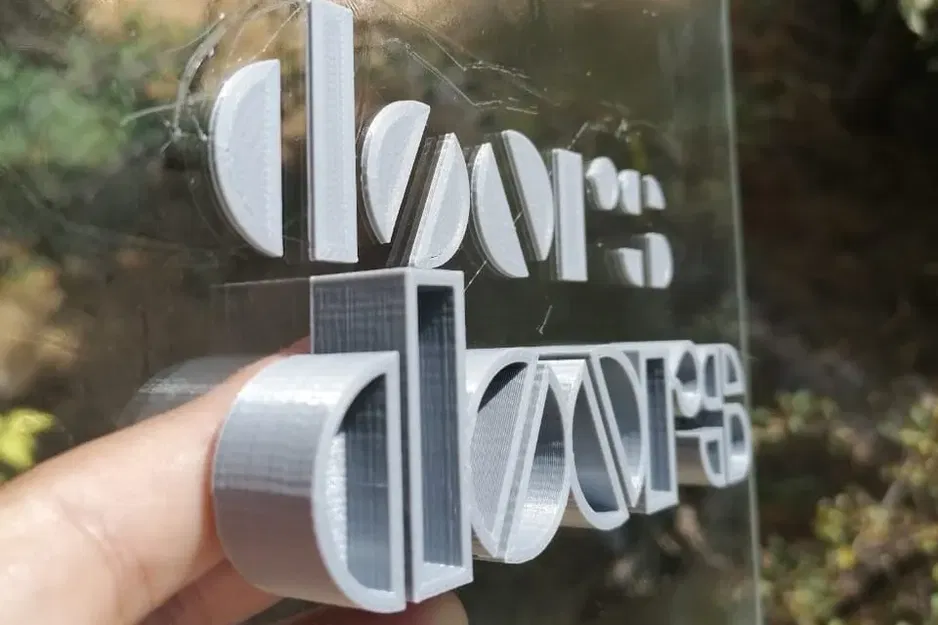 Biểu tượng ban nhạc The Doors in khối 3D - Image 4