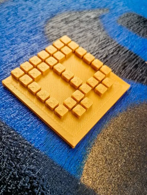 Phông chữ PacMan gốc trong trò chơi với nền đơn giản - Image 1