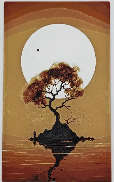 Hòn đảo đẹp vào lúc hoàng hôn - HueForge - Image 1