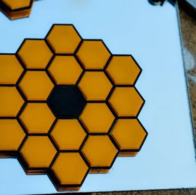 Đế lót ly hình dạng gốc JWST tỉ lệ 1:64