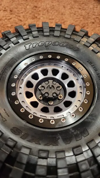 Nắp trung tâm Injora cho xe Axial SCX6 - Image 2