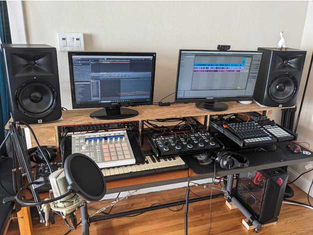 Cơ chế giữ mở cho ngăn kéo giá đỡ âm thanh - Image 2