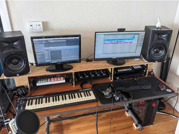 Cơ chế giữ mở cho ngăn kéo giá đỡ âm thanh - Image 3