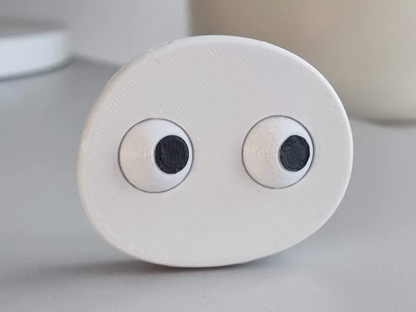 Đá cuội mắt lồi dễ thương có thể gắn vào túi - Image 2