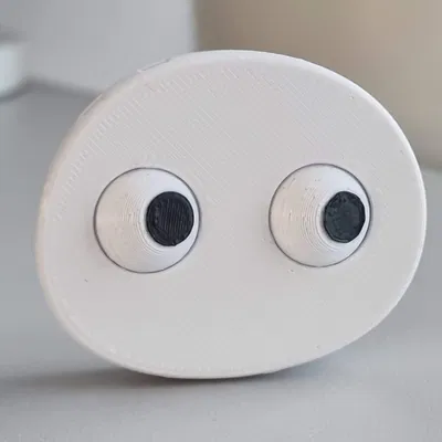 Đá cuội mắt lồi dễ thương có thể gắn vào túi