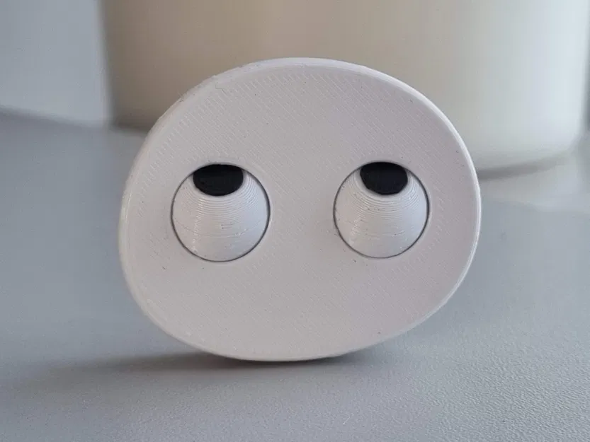 Đá cuội mắt lồi dễ thương có thể gắn vào túi - Image 3