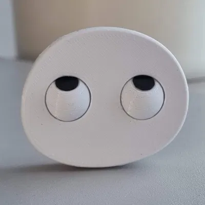 Đá cuội mắt lồi dễ thương có thể gắn vào túi