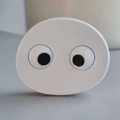 Đá cuội mắt lồi dễ thương có thể gắn vào túi