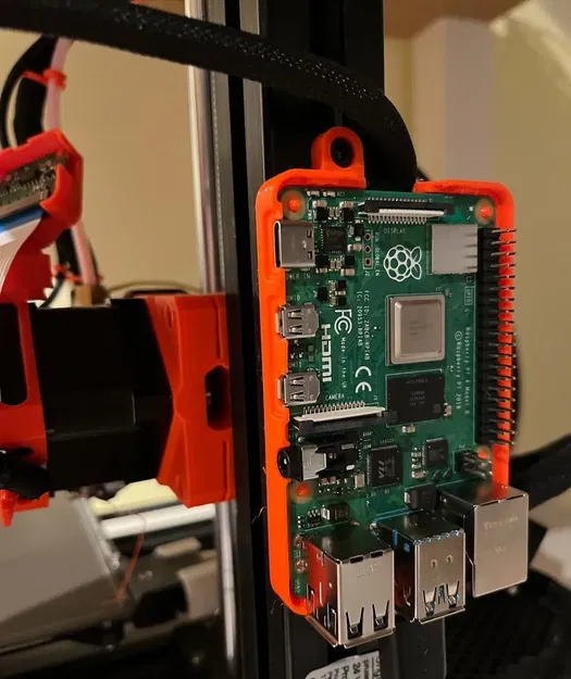 Vỏ Raspberry Pi 4B lắp bên hông máy in Prusa Mini - Image 2