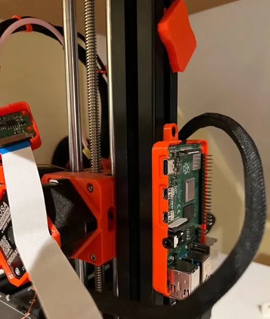 Vỏ Raspberry Pi 4B lắp bên hông máy in Prusa Mini - Image 3