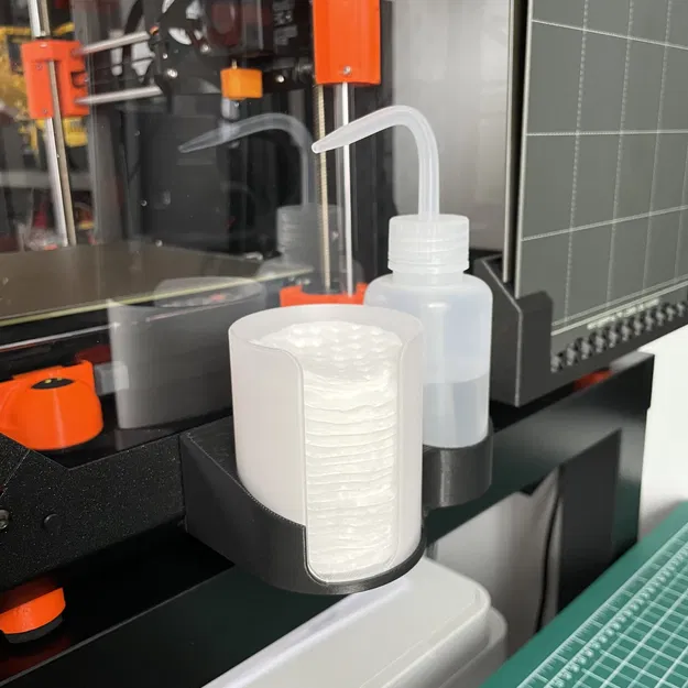 Giá đỡ chai IPA và bông tẩy trang cho Prusa Enclosure - Image 1