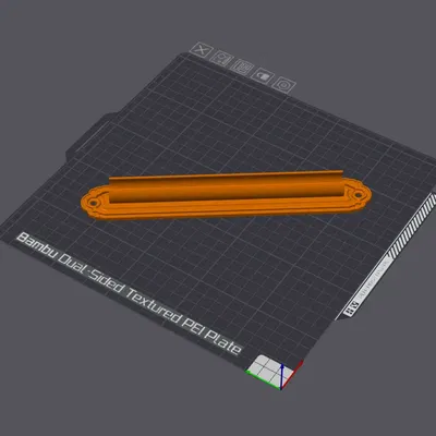 Tay nắm cửa trượt với khoảng cách lỗ vít 205mm