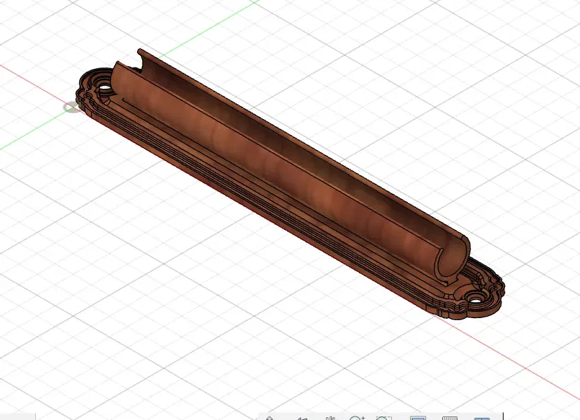 Tay nắm cửa trượt với khoảng cách lỗ vít 205mm - Image 5