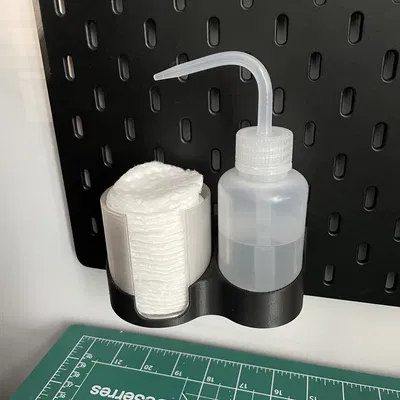 Giá đỡ chai IPA và bông tẩy trang cho Prusa Enclosure