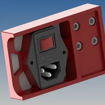 Giá đỡ phích cắm AC cho mô hình chuyển đổi Ender 3 Switchwire