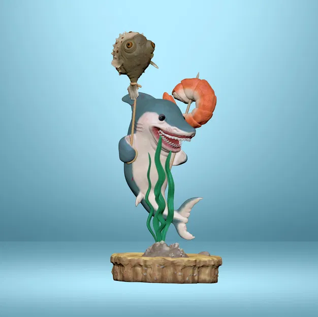 Nhân vật cá mập "Toyito" vui chơi tại công viên giải trí dướ... - Image 3