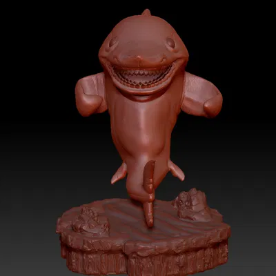 Nhân vật cá mập "Toyito" vui chơi tại công viên giải trí dướ...