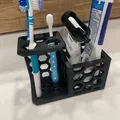 Giá đỡ bàn chải đánh răng tổ ong với ngăn bên cạnh - Thumbnail 2