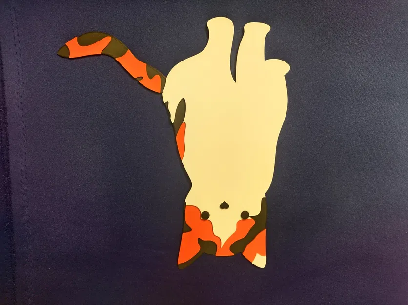 Mô hình trang trí mèo nhiều màu sắc cho Qube 500 - Image 2