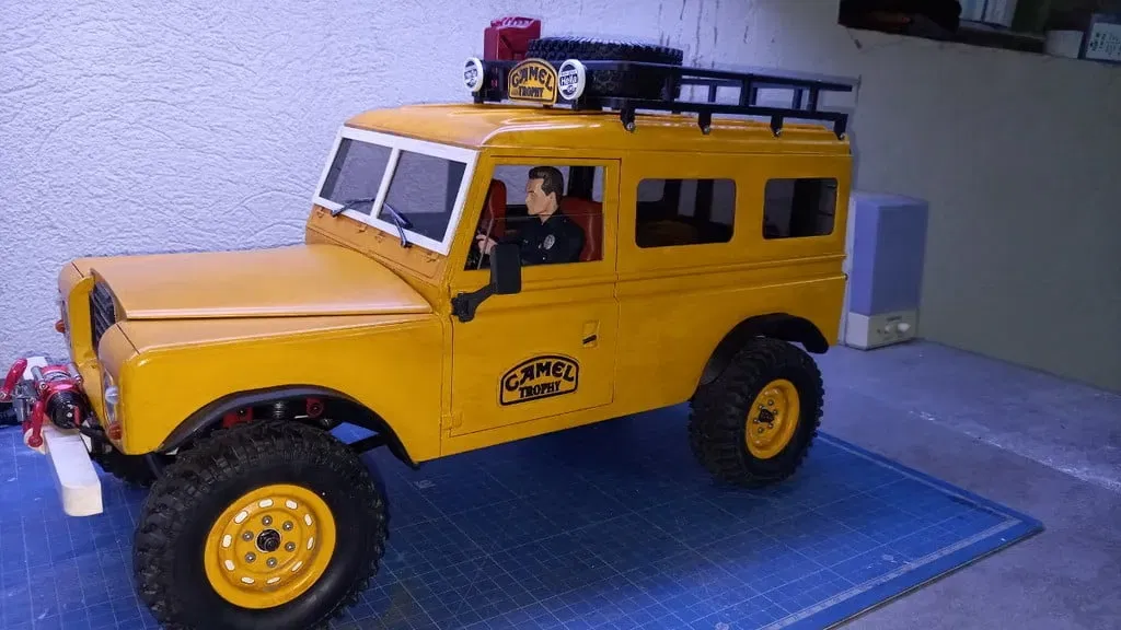 Xe Land Rover series 3 tỉ lệ 1:10 với chiều rộng bánh 313 mm - Image 3