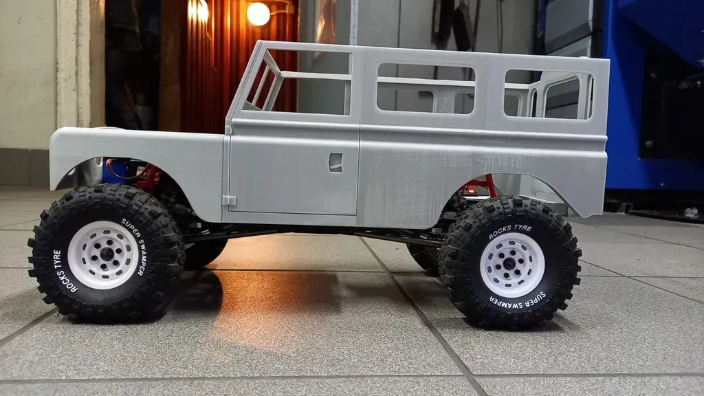 Xe Land Rover series 3 tỉ lệ 1:10 với chiều rộng bánh 313 mm - Image 7