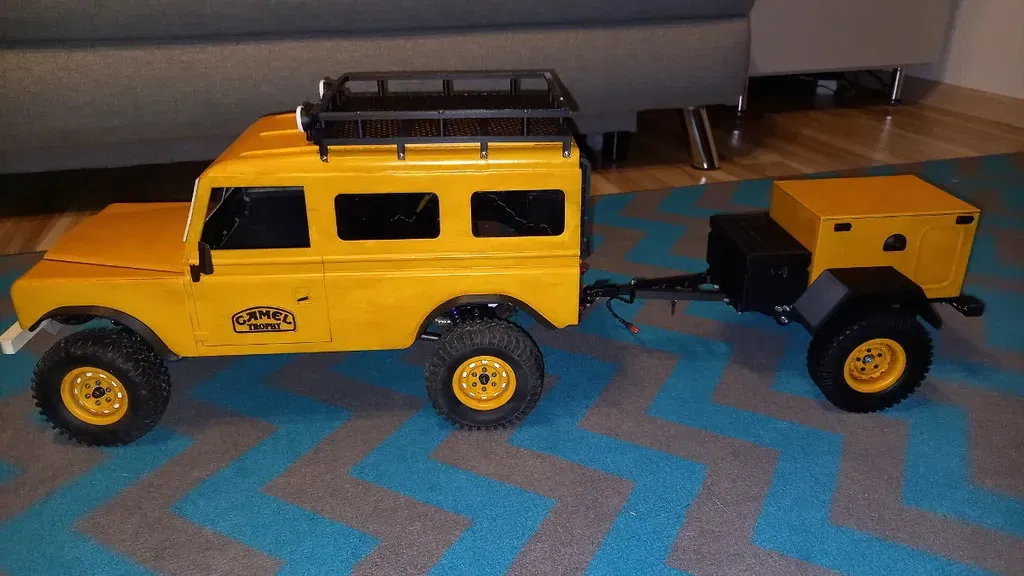 Xe Land Rover series 3 tỉ lệ 1:10 với chiều rộng bánh 313 mm - Image 8