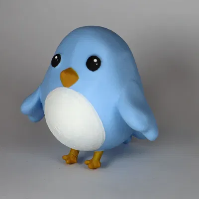 Chim dễ thương có thể đứng vững