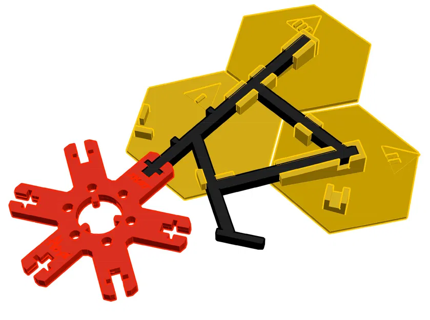 Mô hình nghệ thuật kính viễn vọng JWST tỷ lệ 1:16 - Image 15