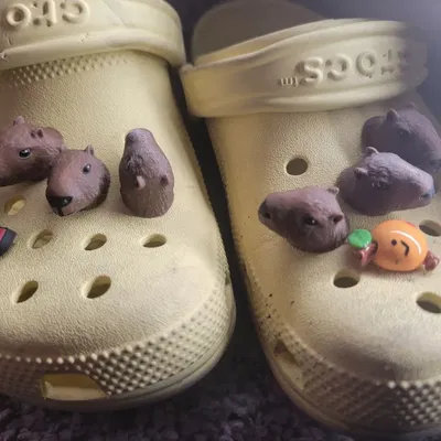 Jibbitz hình chú lửng cho giày Crocs