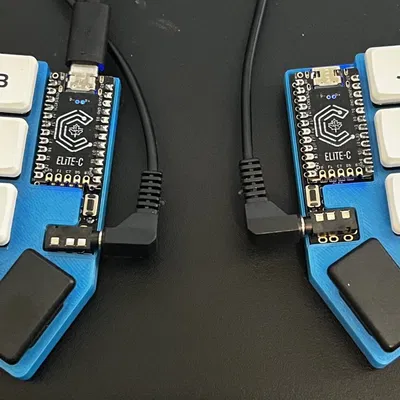 Hộp đựng mini Corne cho bàn phím crkbd với Kailh Chocs