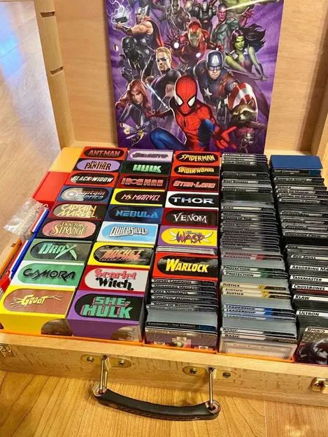 Hộp đựng bài Marvel Champions cho bộ bài anh hùng - Image 4