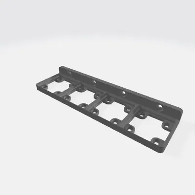 Giá đỡ gắn từ tính với ốc vít Gridfinity