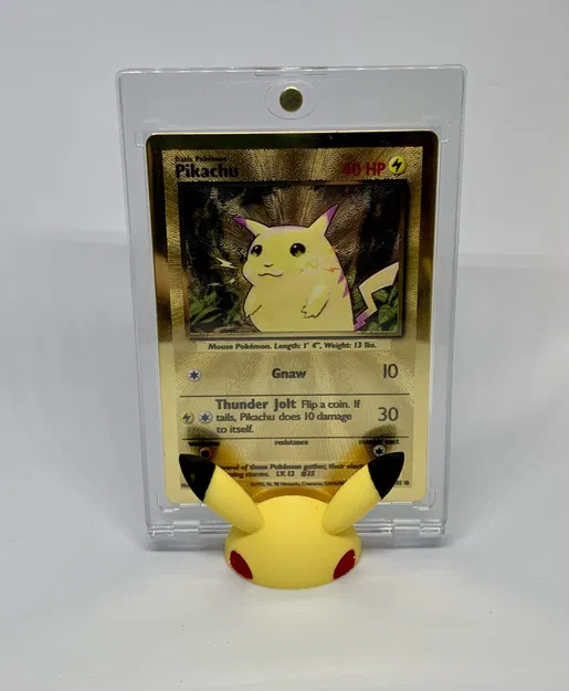 Giá đỡ thẻ Pokemon Pikachu không cần hỗ trợ - Image 1