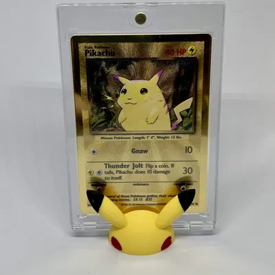 Giá đỡ thẻ Pokemon Pikachu không cần hỗ trợ