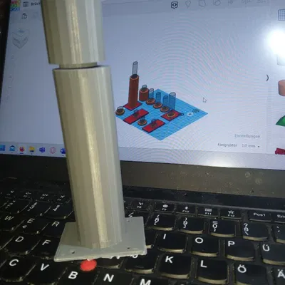 Cột hỗ trợ cho mô hình đường sắt 3D