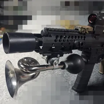 Giá đỡ kèn xe đạp gắn ray chiến thuật