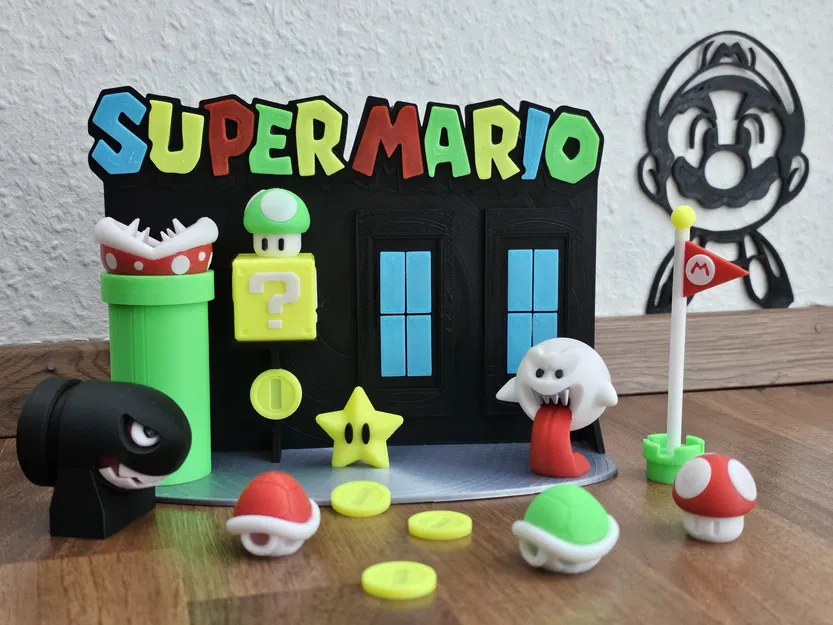 Bộ đồ chơi Diorama Thế giới Ma Mario - Image 1