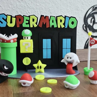 Bộ đồ chơi Diorama Thế giới Ma Mario