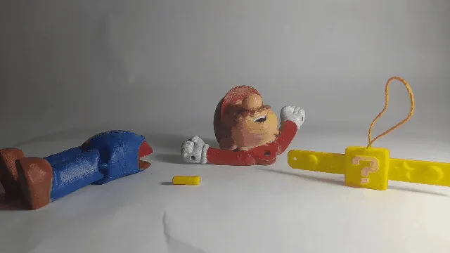 Nhân vật Mario leo dây trong trò chơi Mario Bros - Image 3