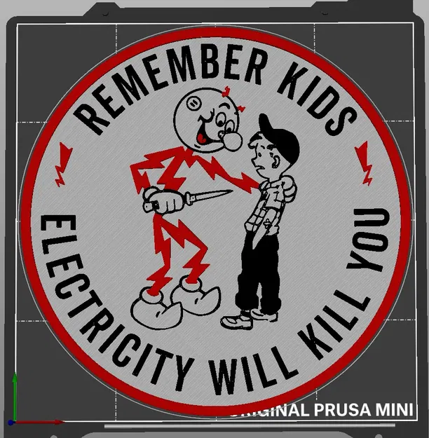 Biển cảnh báo điện nguy hiểm cho trẻ em - Image 1