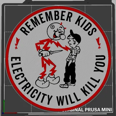 Biển cảnh báo điện nguy hiểm cho trẻ em