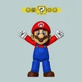 Nhân vật Mario leo dây trong trò chơi Mario Bros - Thumbnail 4