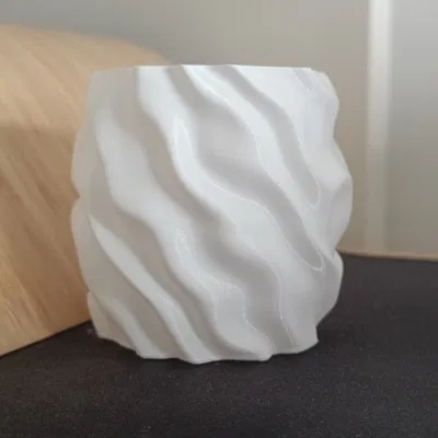 Bình hoa méo in 3D cho chế độ xoắn ốc