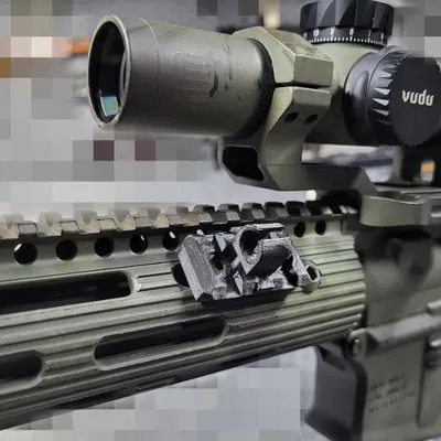 Giá đỡ thuốc lá Mlok với đồng hồ đo hướng gió thủ công