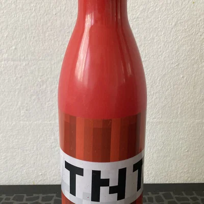 Nắp chai nước TNT Minecraft - phiên bản nâng cấp