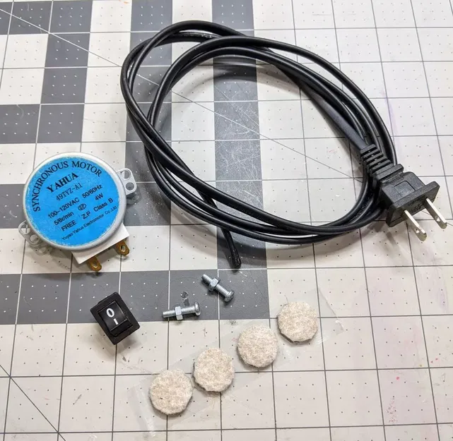 Bàn xoay động cơ DIY bằng các bộ phận in 3D - Image 3