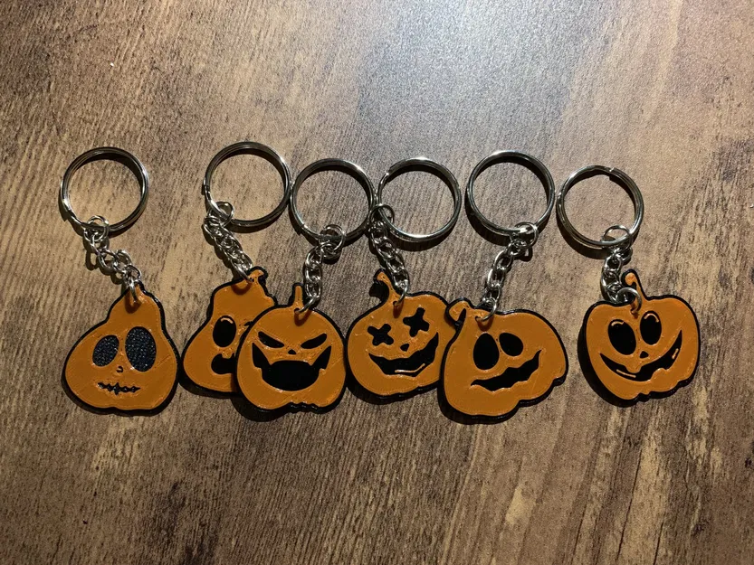 Móc khóa bí ngô cho lễ hội Halloween - Image 1