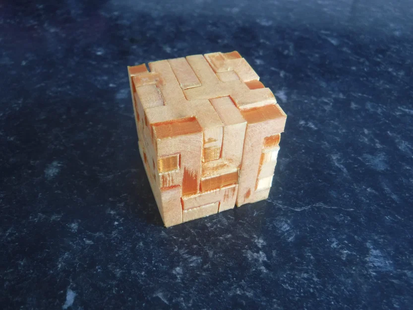 Câu đố hình khối 24 mảnh tạo thành khối lập phương 6x6x6 - Image 1