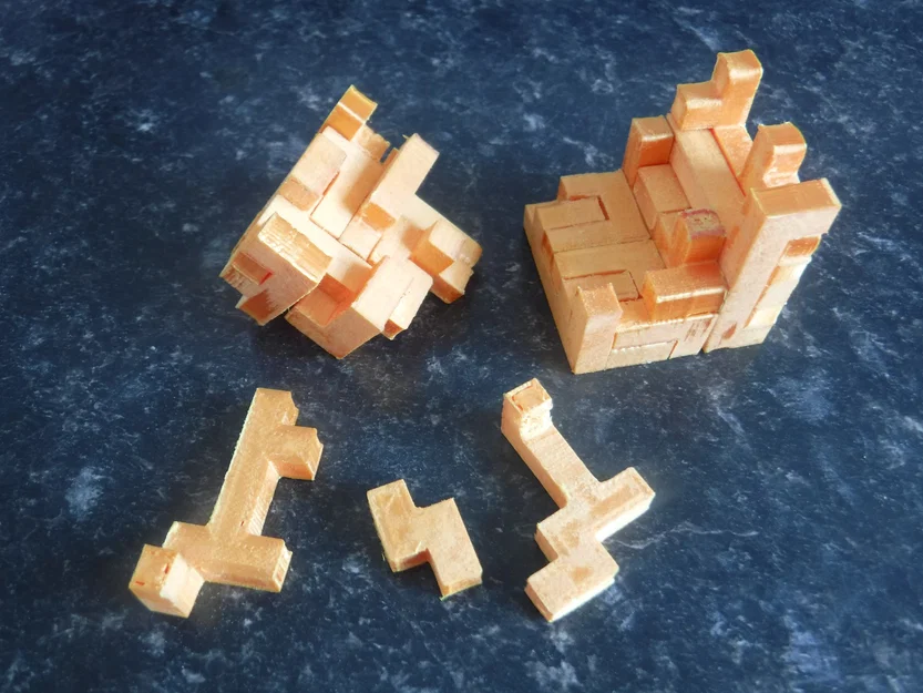 Câu đố hình khối 24 mảnh tạo thành khối lập phương 6x6x6 - Image 3